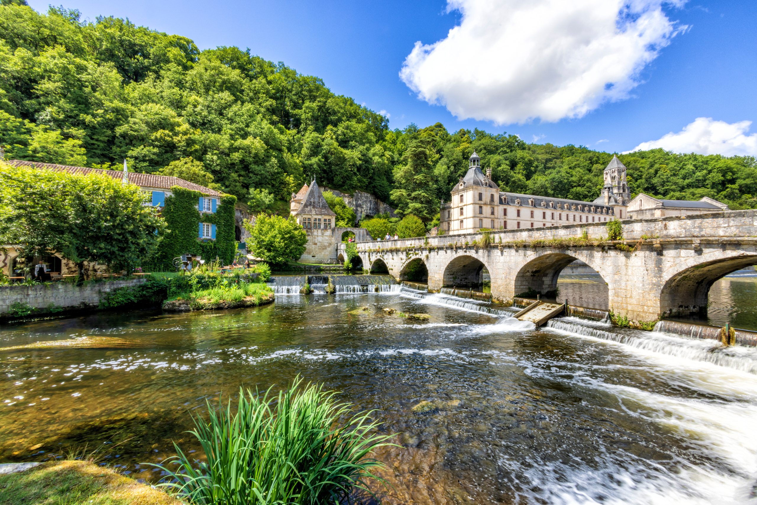 pont coudé in brantôme am rand des périgords